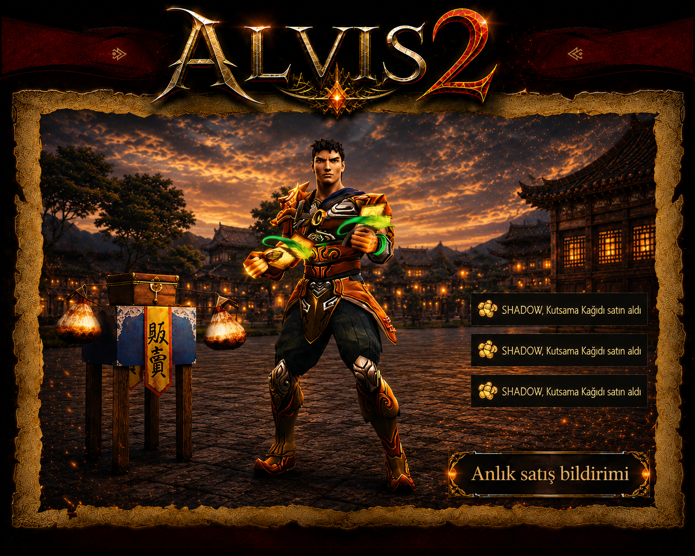 ALVIS2 Eşya Satıldı Bildirimi
