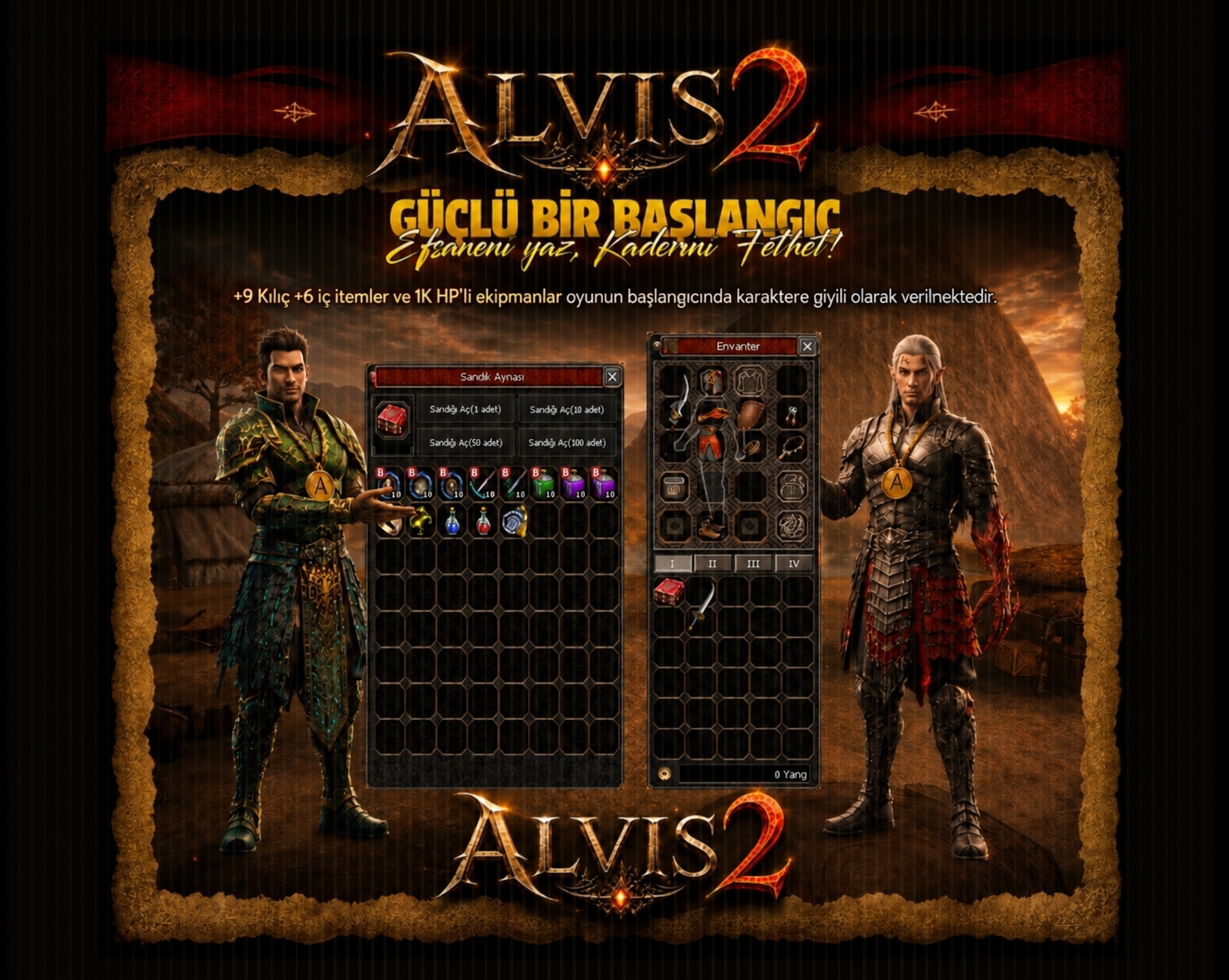 ALVIS2 Oyuna Başlangıç